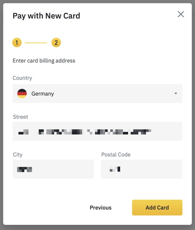 Binance Fatura adresi girme 2022