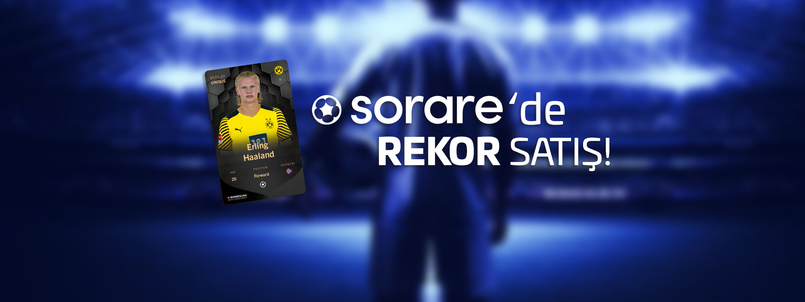 Rekor NFT Kartı Satışı! Sorare Erling Haaland