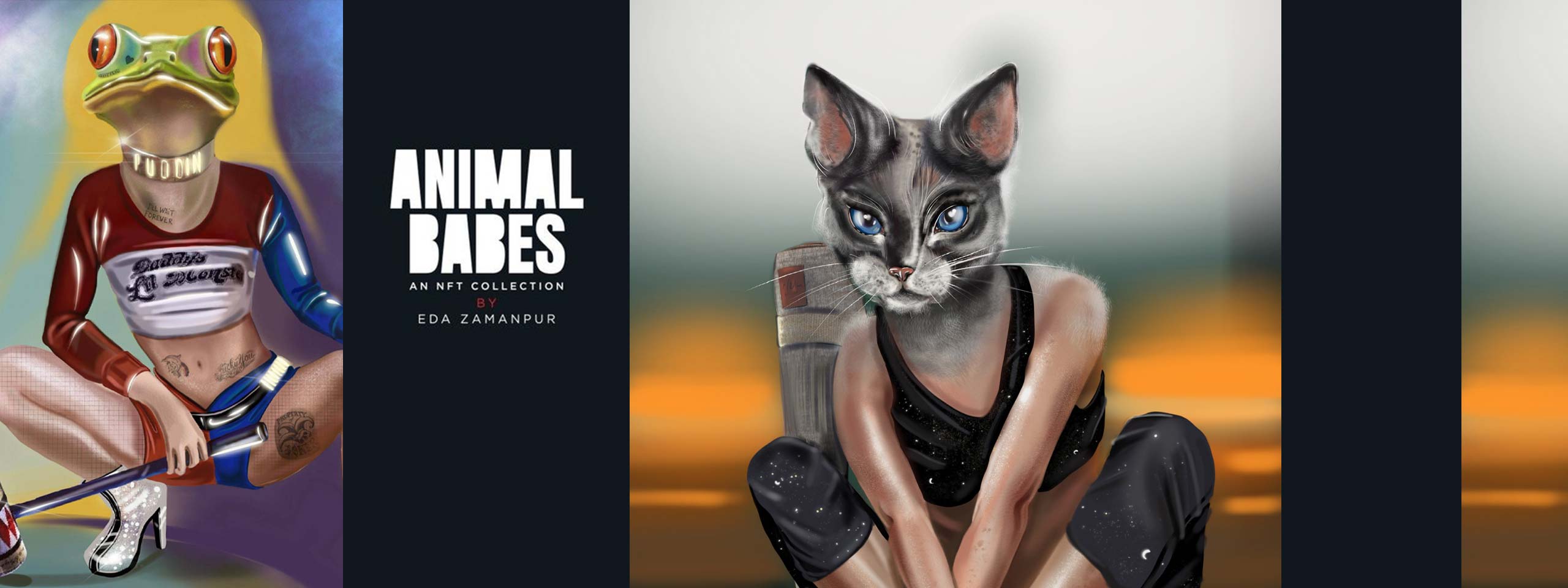 Eda Zamanpur Animal Babes NFT Sergisi 8 Mart’ta Başlıyor!