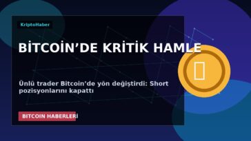 Ünlü trader Bitcoin’de yön değiştirdi: Short pozisyonlarını kapattı