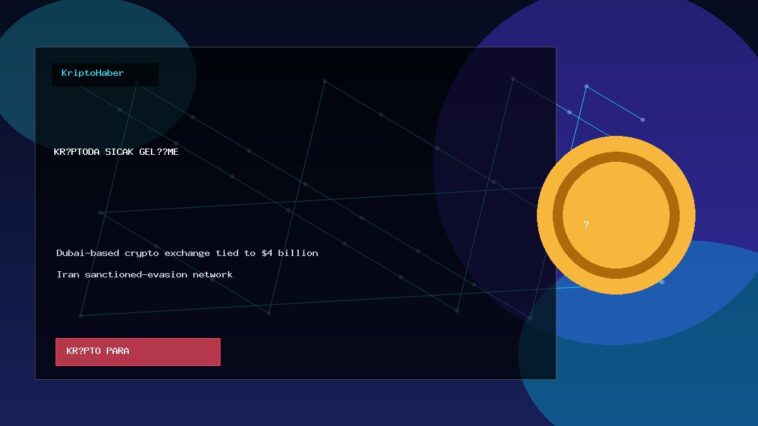 Dubai-based crypto exchange tied to $4 billion Iran sanctioned-evasion network